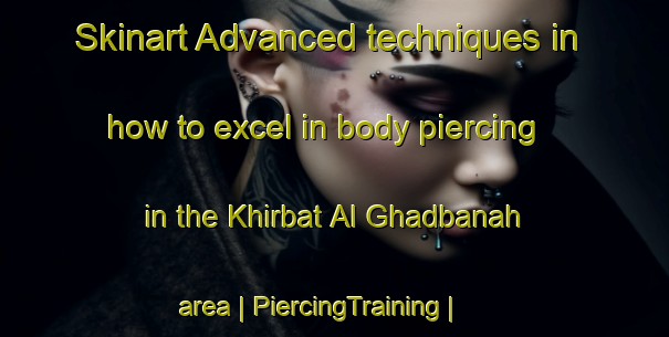Skinart Advanced techniques in how to excel in body piercing in the Khirbat Al Ghadbanah area | PiercingTraining | PiercingClasses | SkinartTraining-State of Palestine